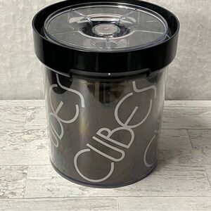 Vintage 80's Ice Bucket CUBES Thermo Serv Insulated ~ Made in USA ~